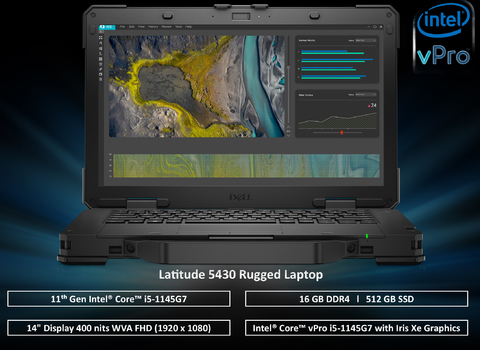 Dell Latitude 5430 Rugged Laptop Tablet, 16 GB DDR4 , 512 GB SSD - comprar online