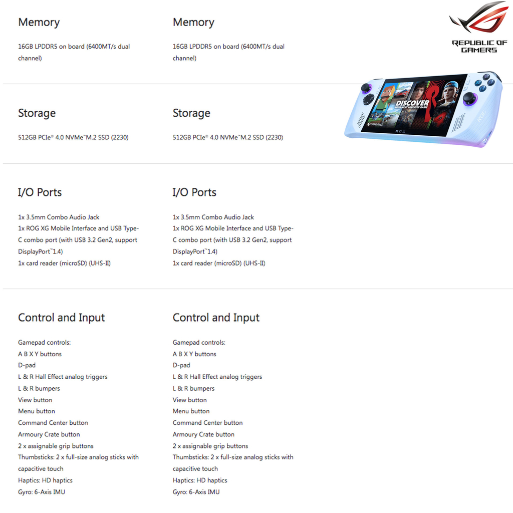 ASUS ROG XG Mobile (GC33Y-059) Gaming External Graphic Docks , + ASUS ROG ALLY com NVIDIA GeForce RTX 4090 16GB GDDR6