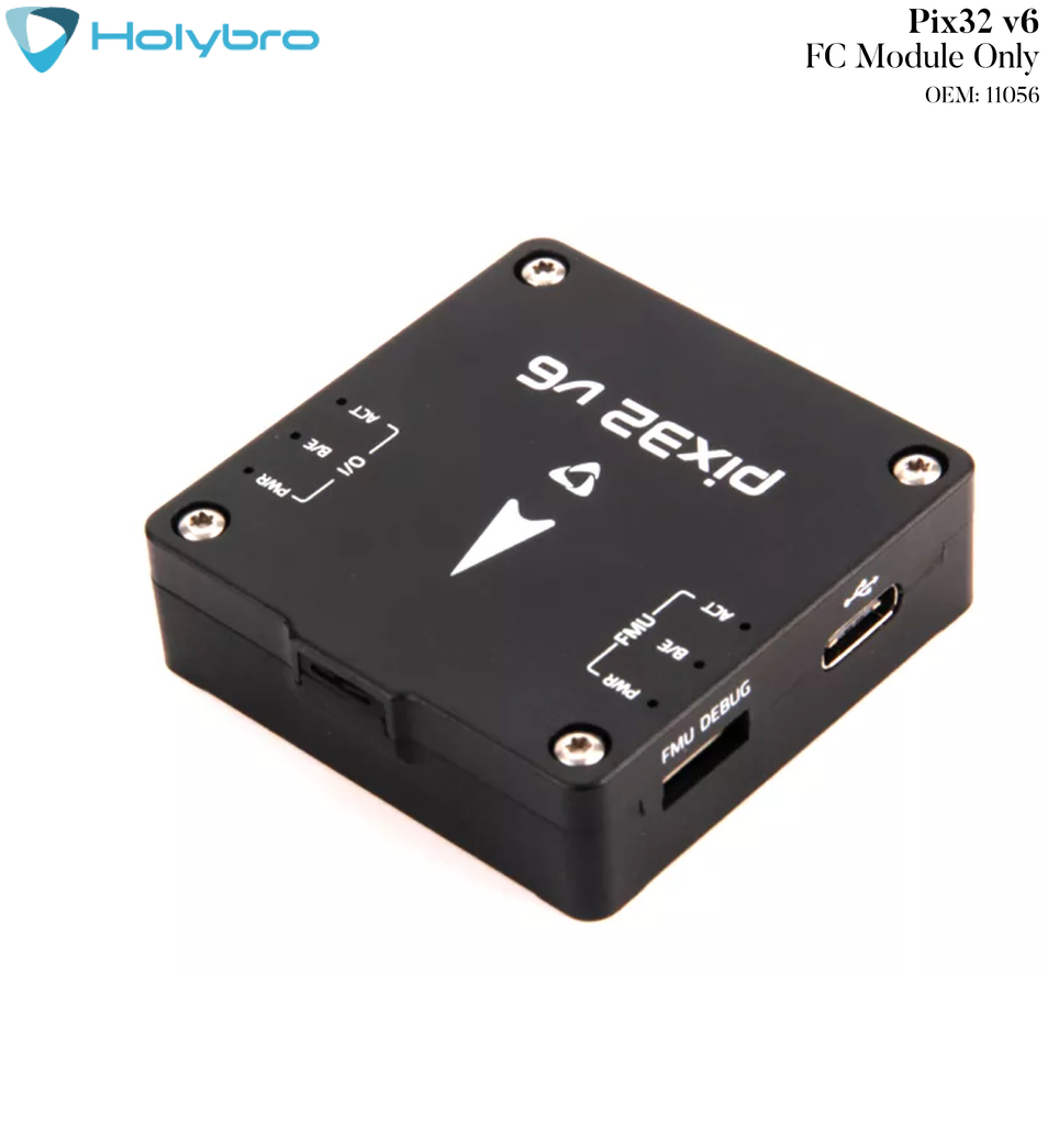 Holybro Pixhawk Pix32 v6 l Sistema de Voo & GPS l Controlador de voo modular l UAVs & Drones l 11056 l 20190 l 20191 l 20192 l 20193 l Escolha seu Kit - comprar online