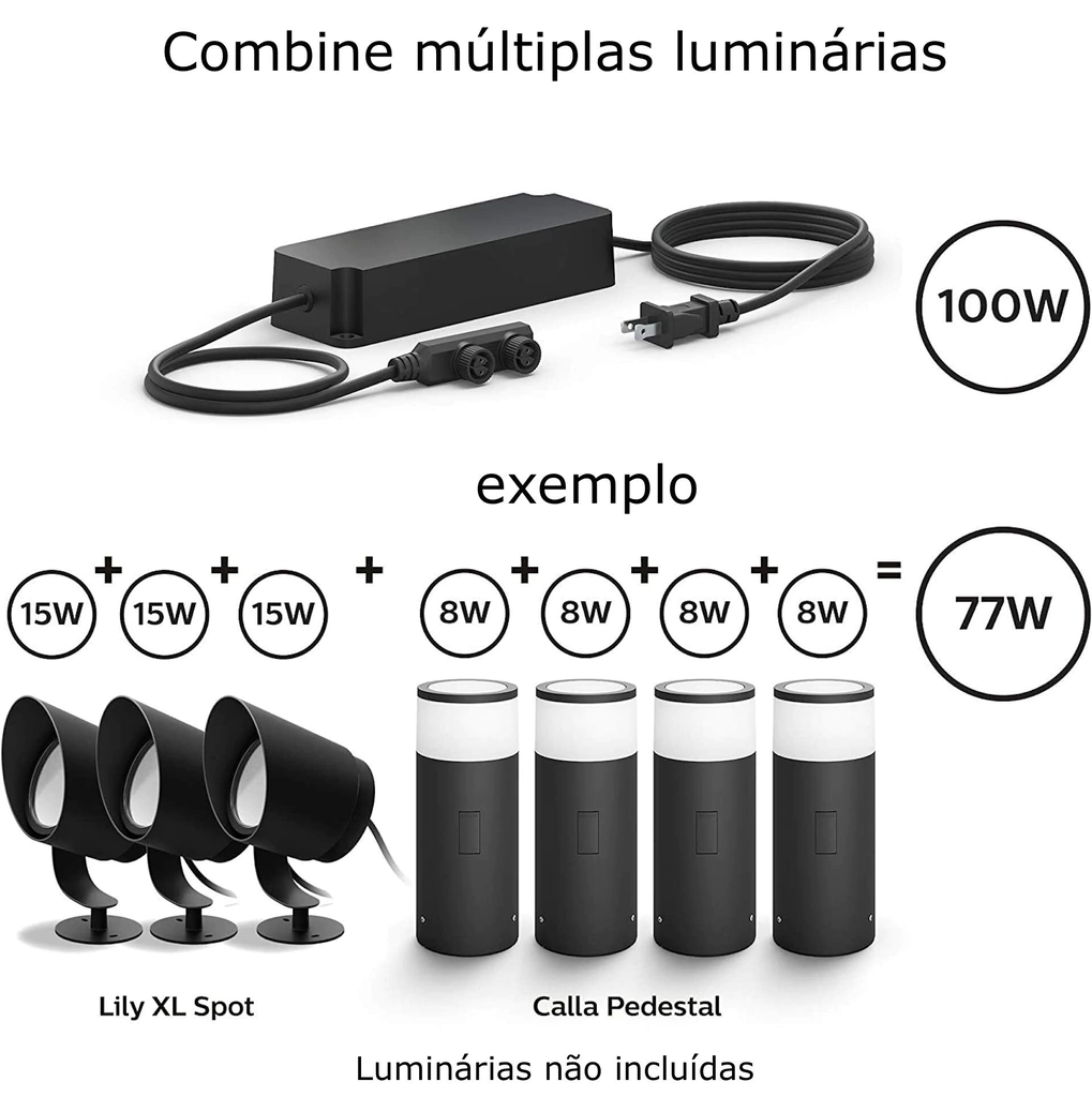 Philips Extension Cable for Outdoor Use l Cabo Externo Extensão l 2.50 metros en internet