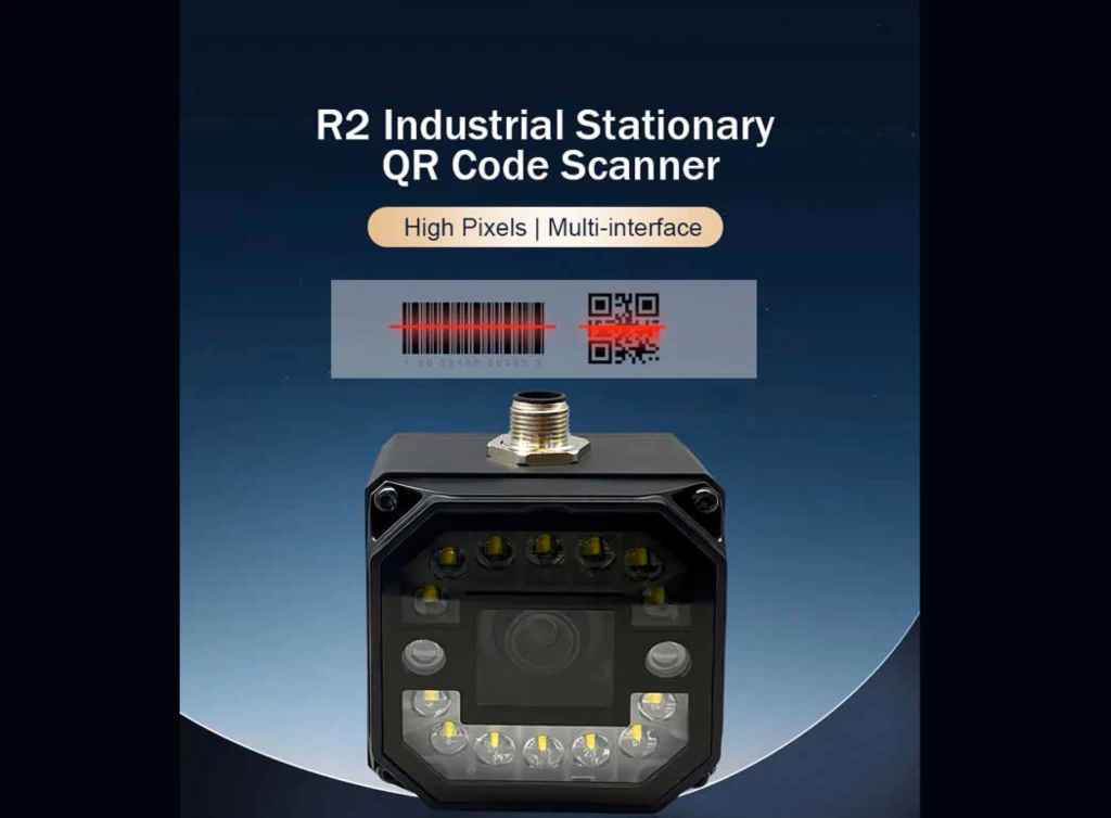 R2 Ethernet Industrial Fixed 2D Barcode Readers Industrial Scanner on internet