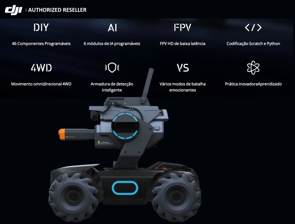 DJI RoboMaster S1 en internet