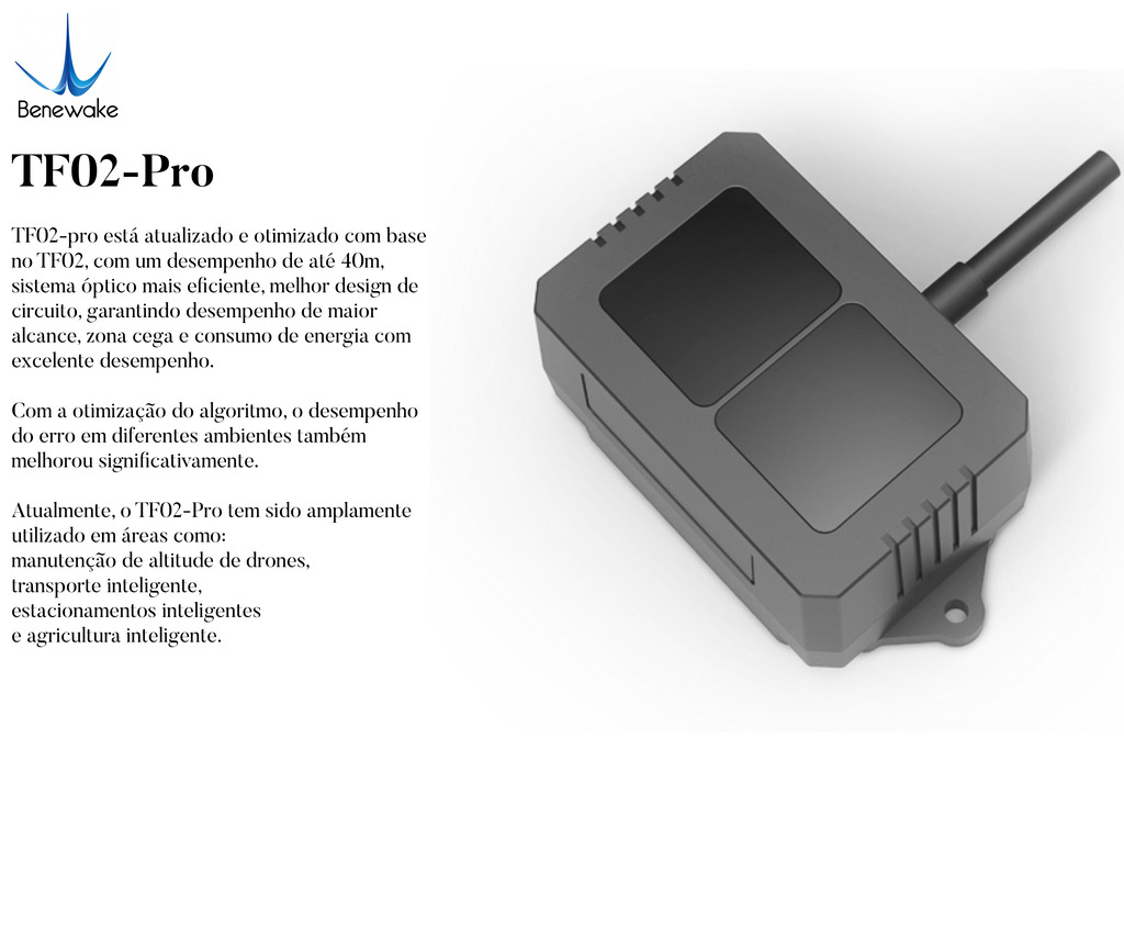 Benewake TF02-Pro Single-Point Ranging Lidar IP65 40m Laser LiDAR on internet