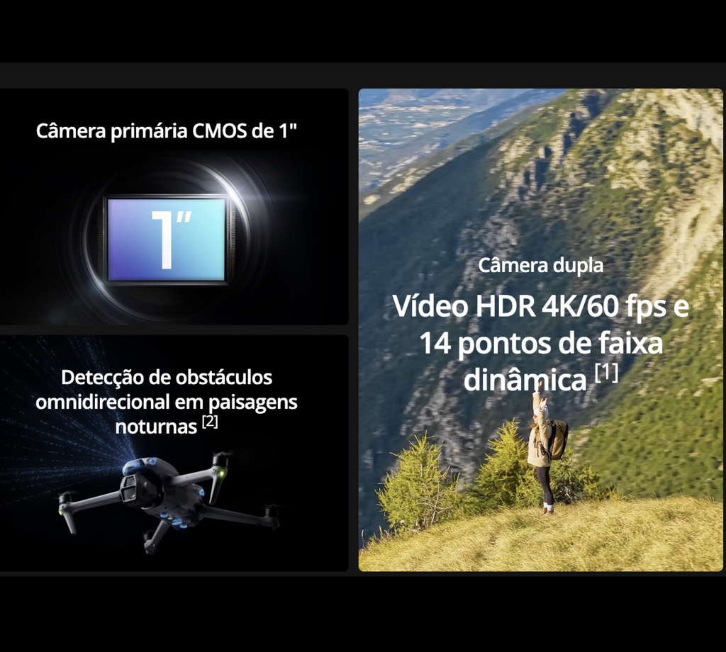 DJI Air 3S Fly More Combo Com tela BR , DJI056 ANATEL na internet