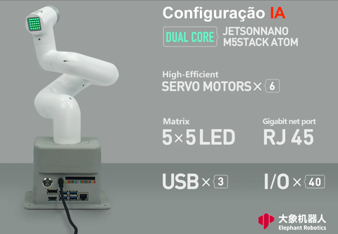 Elephant Robotics MyCobot 280 NVIDIA Jetson Nano - 6 DOF , Collaborative Robotic Arm , Educacional , Industrial , +8 anos en internet