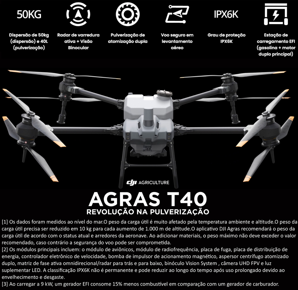 DJI AGRAS T40 l Agricultural Drone l Ready to Fly Kit l Drone & UAVs l Pronta Entrega en internet