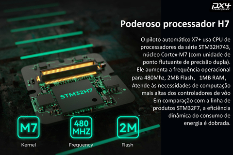 CUAV X7+ Flight Controller | Autopilot For PX4&APM Drone Hardware - Loja do Jangão - InterBros