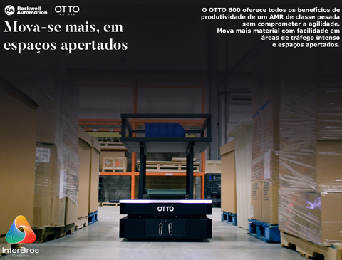 Otto Motors OTTO 600 by Rockwell Automation , AMR Autonomous Mobile Robot , até 600 Kgs na internet