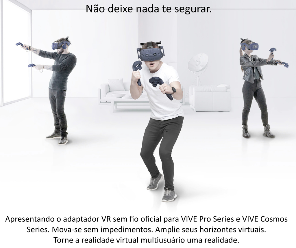 HTC VIVE Pro 2 Headset l Resolução 5K l Taxa de 120 Hz l Campo visão 120° l 99HASW001-00 en internet