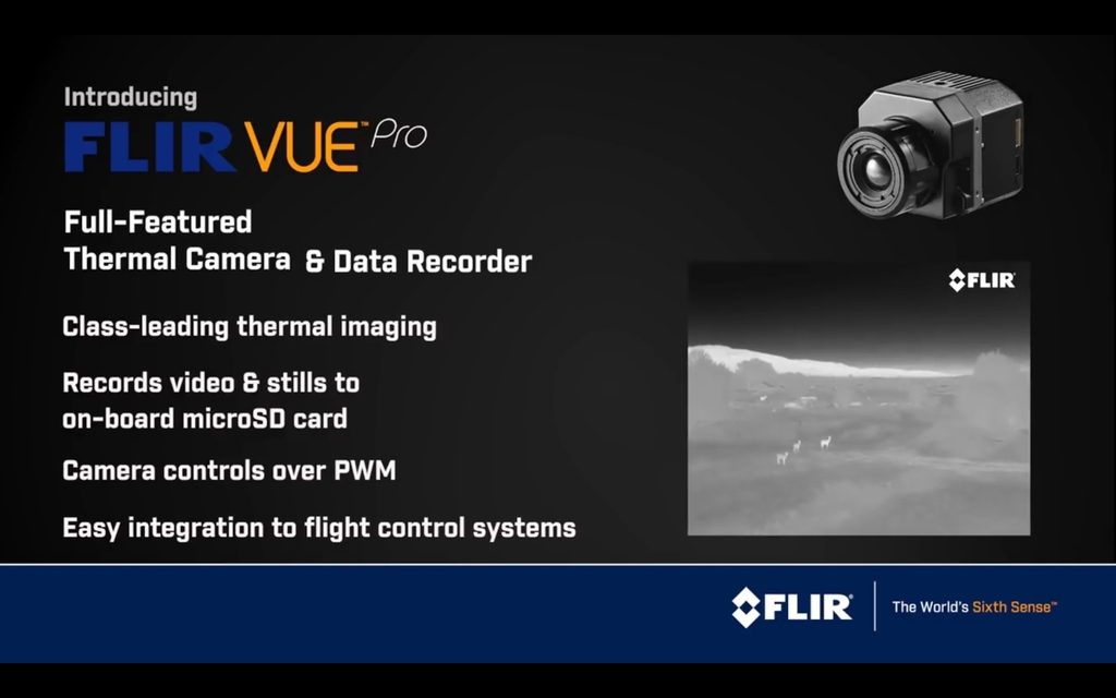 FLIR Vue Pro Drone Thermal Imaging & Data Recording Camera Termográfica UAVs - Loja do Jangão - InterBros