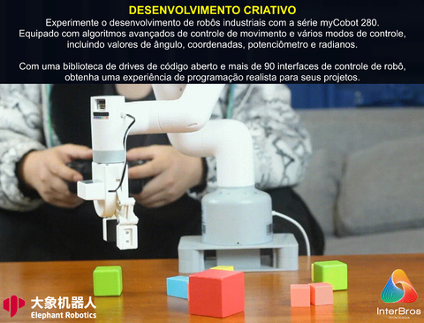 Elephant Robotics MyCobot 280 NVIDIA Jetson Nano - 6 DOF , Collaborative Robotic Arm , Educacional , Industrial , +8 anos en internet