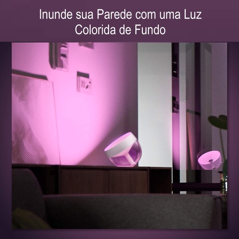 Imagen de Philips Hue Iris l Limited Edition Gold l White and Color Ambiance l Bluetooth Table Lamp Smart Lighting l 2ª Geração l Luminária de Mesa e Piso l Compatível com Alexa, Apple Homekit & Google Assistant | Funciona com Bluetooth e/ou com a Hue Bridge l Kit2