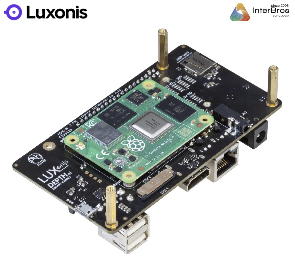 Imagem do Luxonis OAK-D CM4 , Ethernet , Raspberry Pi