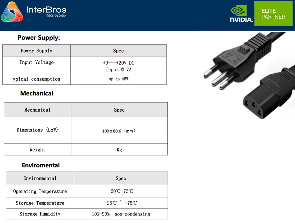 Nvidia Jetson Orin NX 16GB Developer Kit , Módulo Nvidia Jetson Orin NX 16GB , 900-13767-0000-000 , 128GB SSD - comprar online