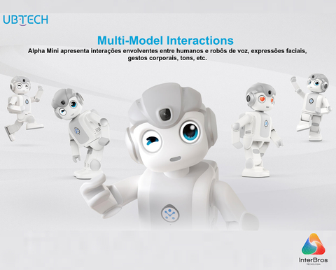 UBTECH Robotics Alpha Mini Humanoid Educational Robot , Robot de Companhia, +9 anos