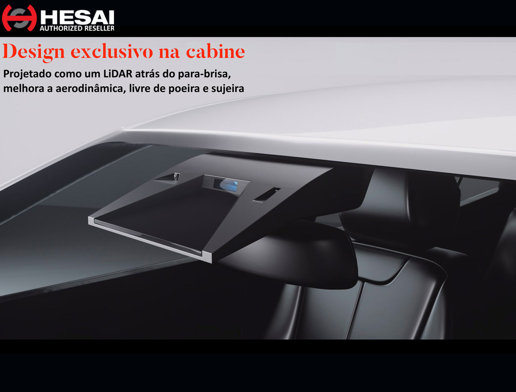 Imagem do Hesai Tech LiDAR ET25 Ultra-Thin Long-Range Lidar