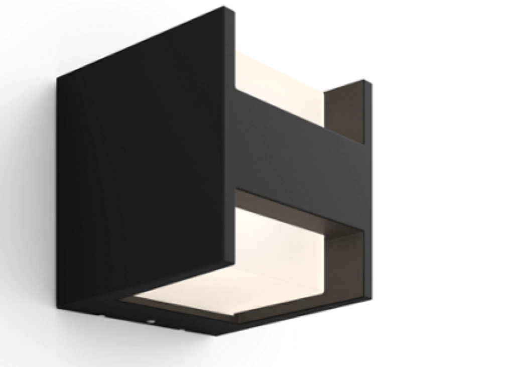Philips Hue Fuzo Edge White LED Smart Outdoor Wall Light | Luminária de Parede | Compatível com a Alexa, Apple Homekit & Google Assistant | Requer Hue Bridge - tienda online