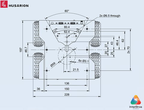 Husarion ROSbot 2 PRO Autonomous, Open Source Robot Platform