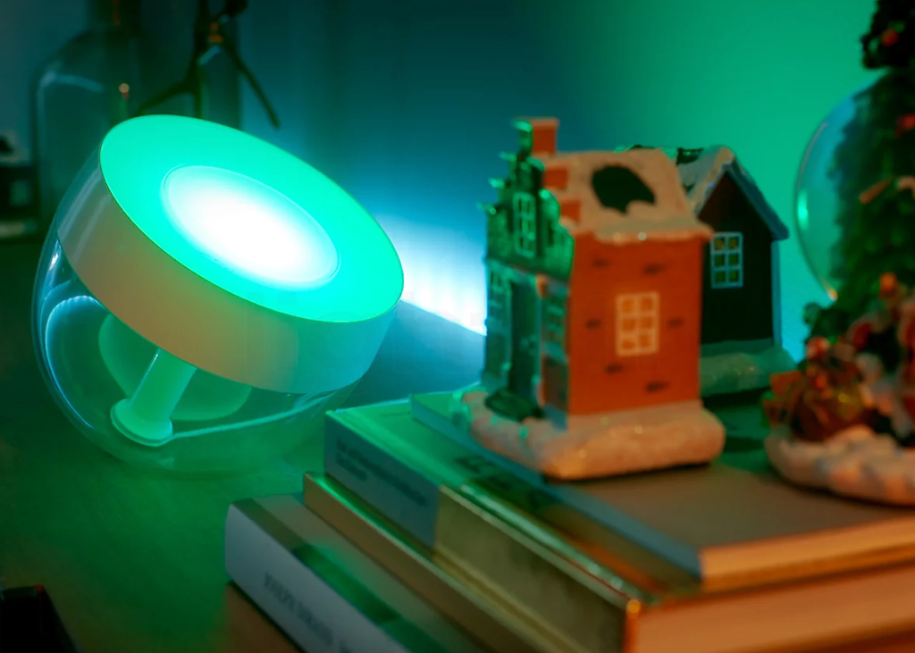 Philips Hue Iris l Limited Edition Gold l White and Color Ambiance l Bluetooth Table Lamp Smart Lighting l 2ª Geração l Luminária de Mesa e Piso l Compatível com Alexa, Apple Homekit & Google Assistant | Funciona com Bluetooth e/ou com a Hue Bridge l Kit2 - tienda online