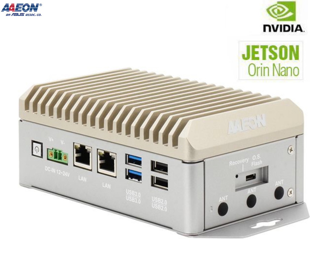 AAEON ASUS BOXER-8622AI , Computador Industrial , NVIDIA® Jetson Orin(TM) Nano 4GB