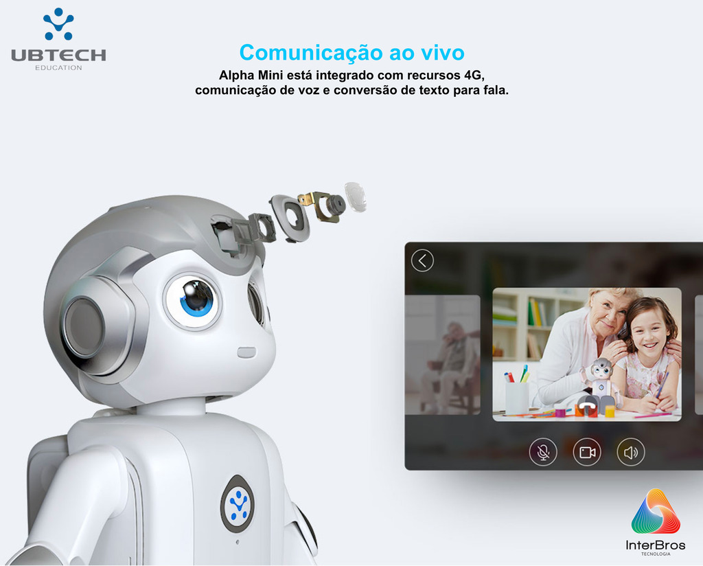 UBTECH Robotics Alpha Mini Humanoid Educational Robot , Robot de Companhia, +9 anos - comprar online