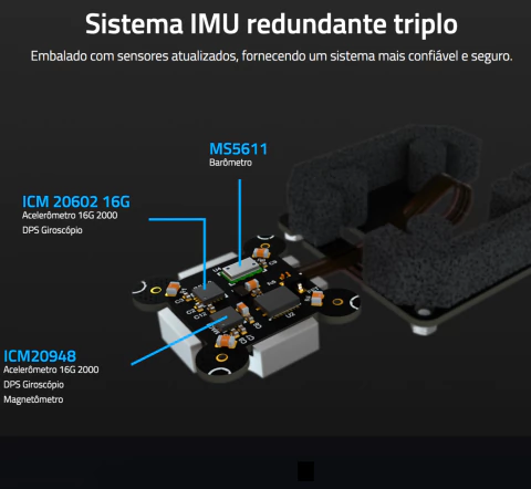 Image of CubePilot Cube Orange+ Standard Set Carrier Board ADS-B (IMU V8)