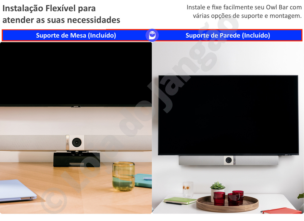 Owl Labs OWL BAR 4K Câmera Frontal de Videoconferência Inteligente Meeting Owl - loja online