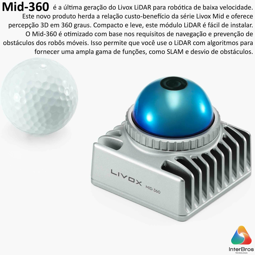 LIVOX TECH MID-360 LiDAR na internet