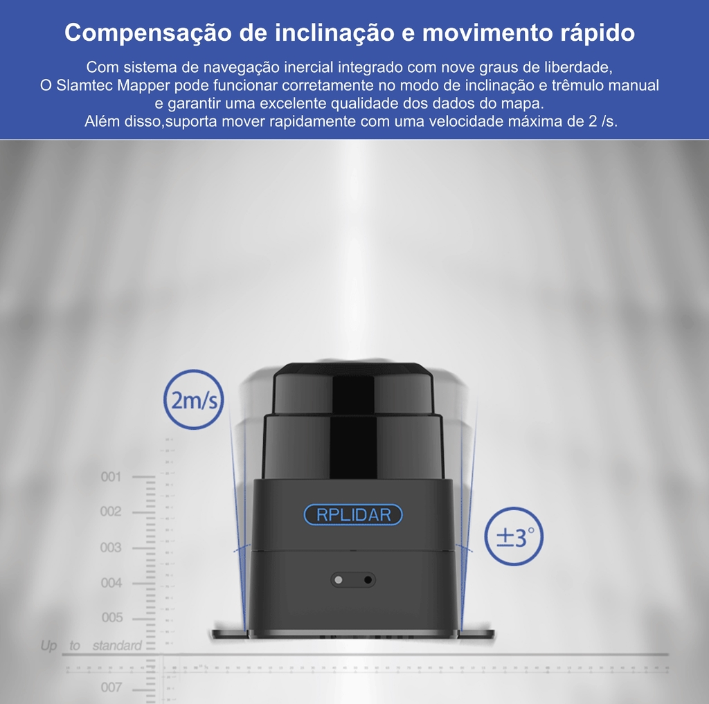 Imagem do Slamtec Mapper M2M1 Laser Range Scanner , 40 Meters Distance Module