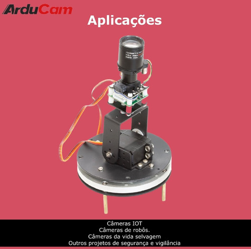 Arducam 5MP 1080p Pan Tilt Zoom PTZ Camera | Com Base de Metal | 2 Servos Digitais | Raspberry Pi on internet