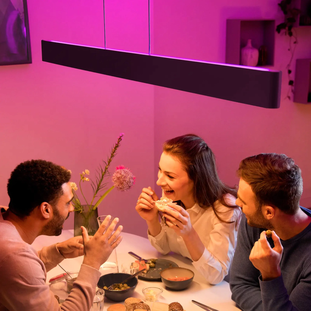 Philips Hue White & Color Ambiance Ensis Pendant Light l Luminária Pendente Inteligente l Bluetooth e WiFi l Poderosíssimo Fluxo Luminoso 5.500 lumen l Ajuste cada Luz Individualmente l Compatível com Alexa, Apple Homekit & Google Assistant | Funciona com Bluetooth e/ou com a Hue Bridge en internet