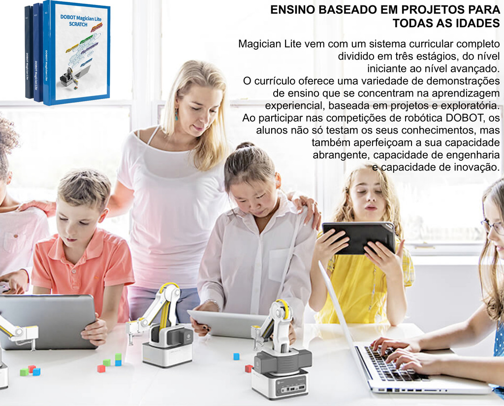 Dobot Basic AI Kit , for Magician Robotic Arm , Kit Básico de IA , Acessório Educacional , +8 anos - Loja do Jangão - InterBros