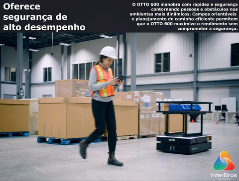 Imagem do Otto Motors OTTO 600 by Rockwell Automation , AMR Autonomous Mobile Robot , até 600 Kgs