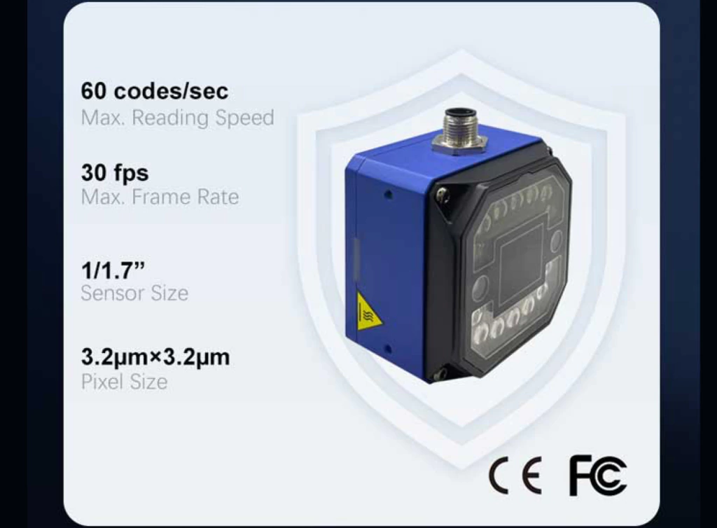 R2 Ethernet Industrial Fixed 2D Barcode Readers Industrial Scanner