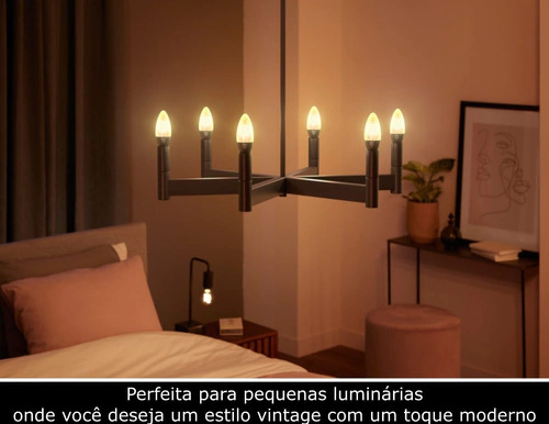 Philips Hue Branca E12 Bluetooth | Filamento | Retrô Vintage | Vela | Candelabro on internet
