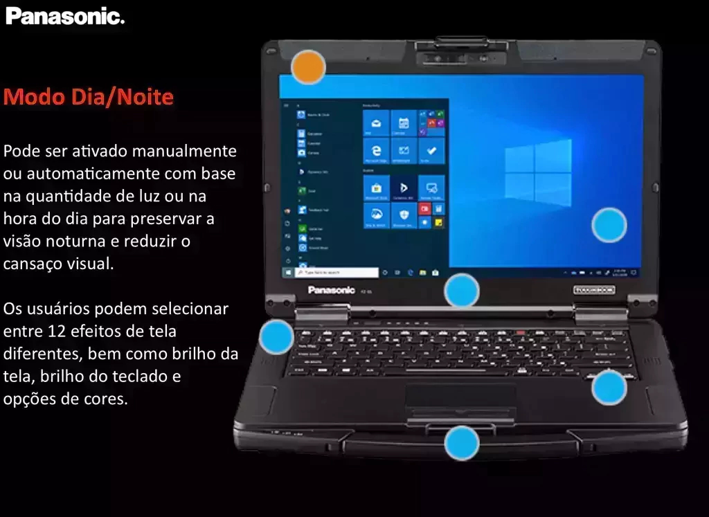 Panasonic TOUGHBOOK 55 , 16GB, 512GB SSD, FZ-55FZ007KM - Loja do Jangão - InterBros