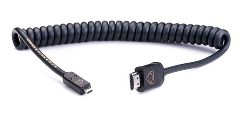 Atomos AtomFLEX Coiled Micro-HDMI to HDMI Cable 40cms até 80cms ATOM4K60C2