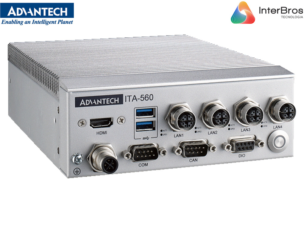 Advantech ITA-560Nano Jetson Orin Nano Rugged Computer Railway Certified , EN 50155 & EN 50121 Railway Power Standard - loja online