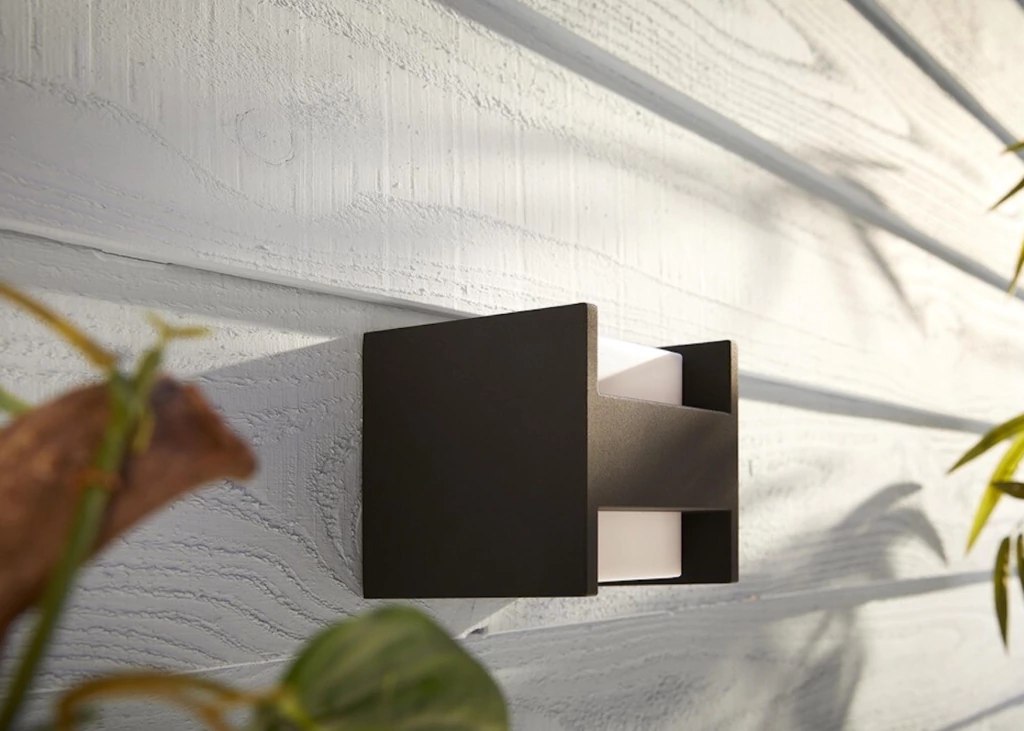 Philips Hue Fuzo Edge White LED Smart Outdoor Wall Light | Luminária de Parede | Compatível com a Alexa, Apple Homekit & Google Assistant | Requer Hue Bridge en internet