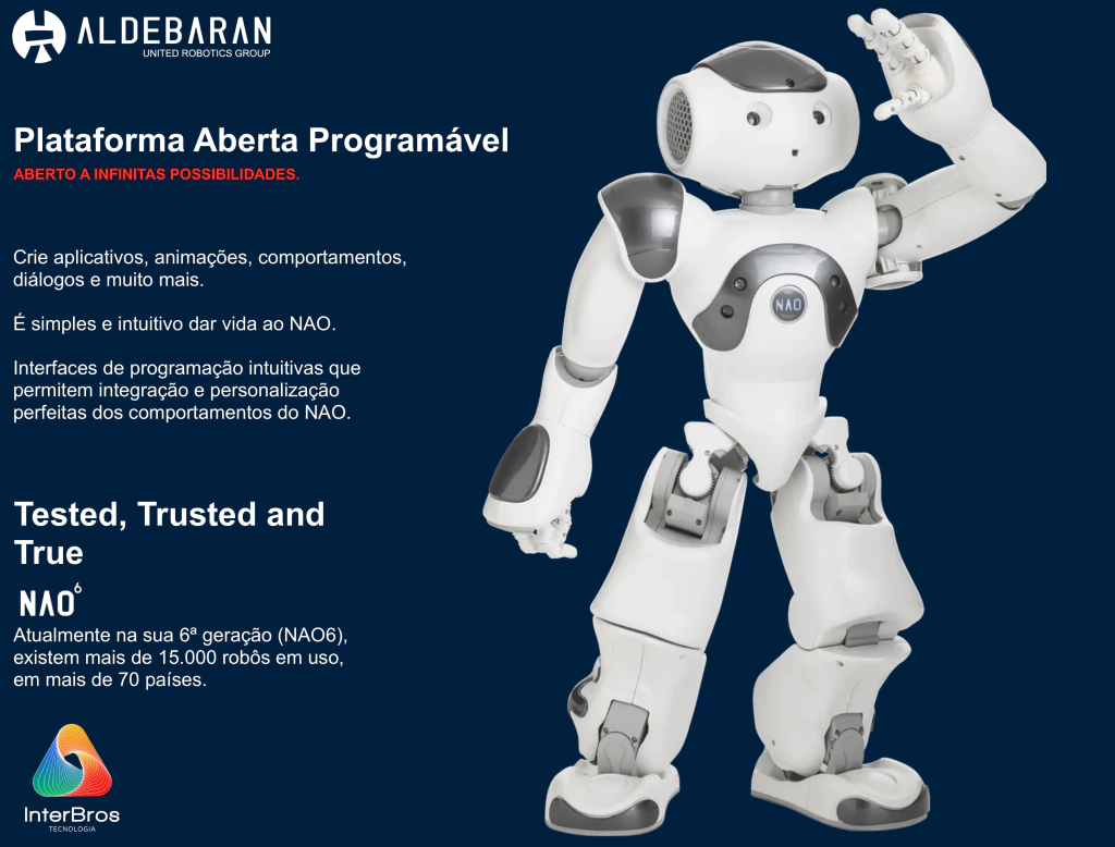 Aldebaran Nao Robot V6 Educator Pack , Humanoide Programável e Autônomo na internet