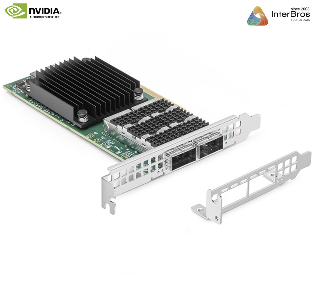 NVIDIA Mellanox ConnectX-6 Dx Network Interface Card, 100GbE Dual-Port QSFP56, PCIe4.0 x 16, MCX623106AN-CDAT - tienda online