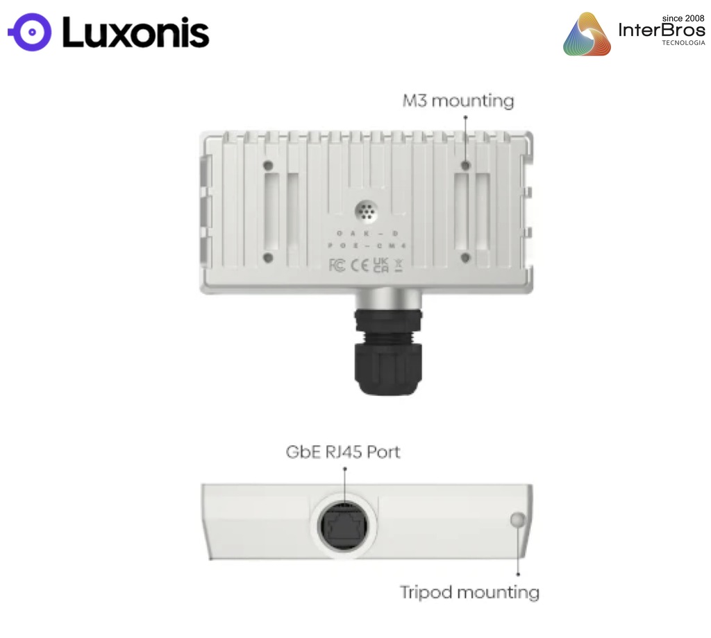 Luxonis OAK-D CM4 PoE , IP67 , Ethernet , Raspberry Pi - comprar online