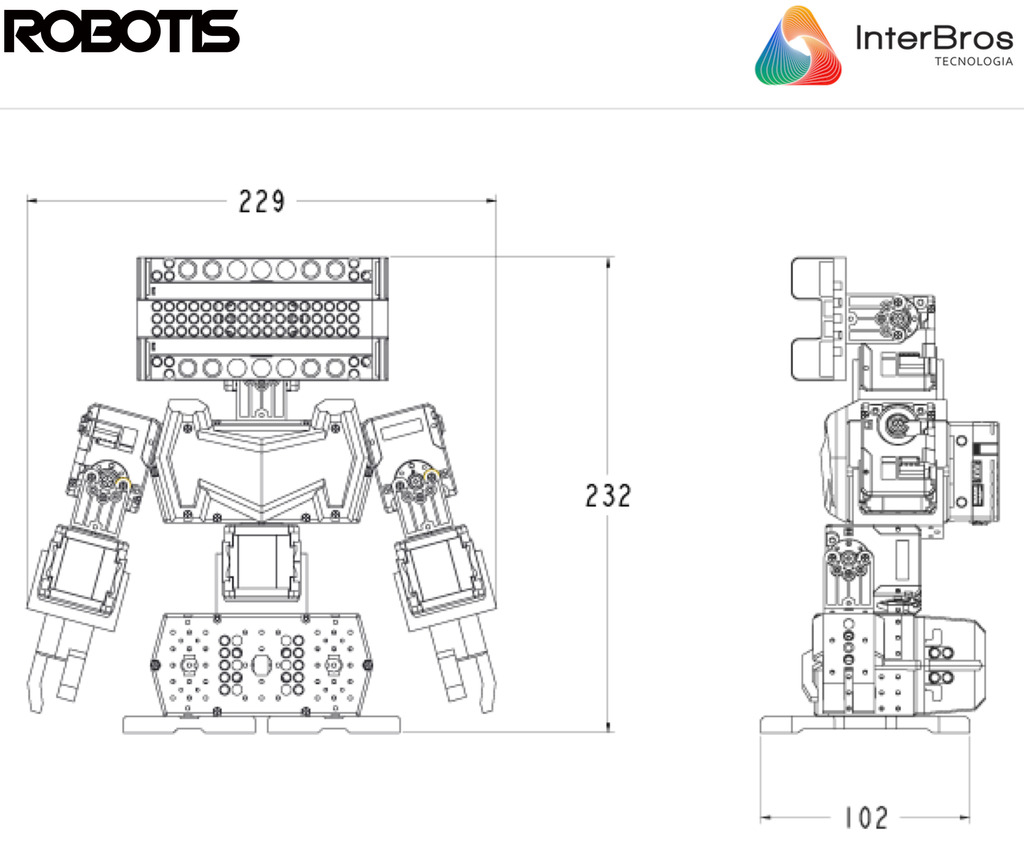 Imagen de Robotis Steamcup Engineer Robot KIT 1 + KIT 2 , Developer Kit , Habilitado para IA , Educacional , Idade: 15+