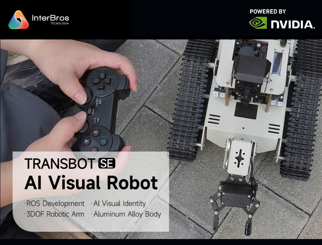 Yahboom Transbot SE ROS Robot, Python Programming, HD Camera, NVIDIA Jetson NANO 4GB B01 , 945-13450-0000-000 - loja online