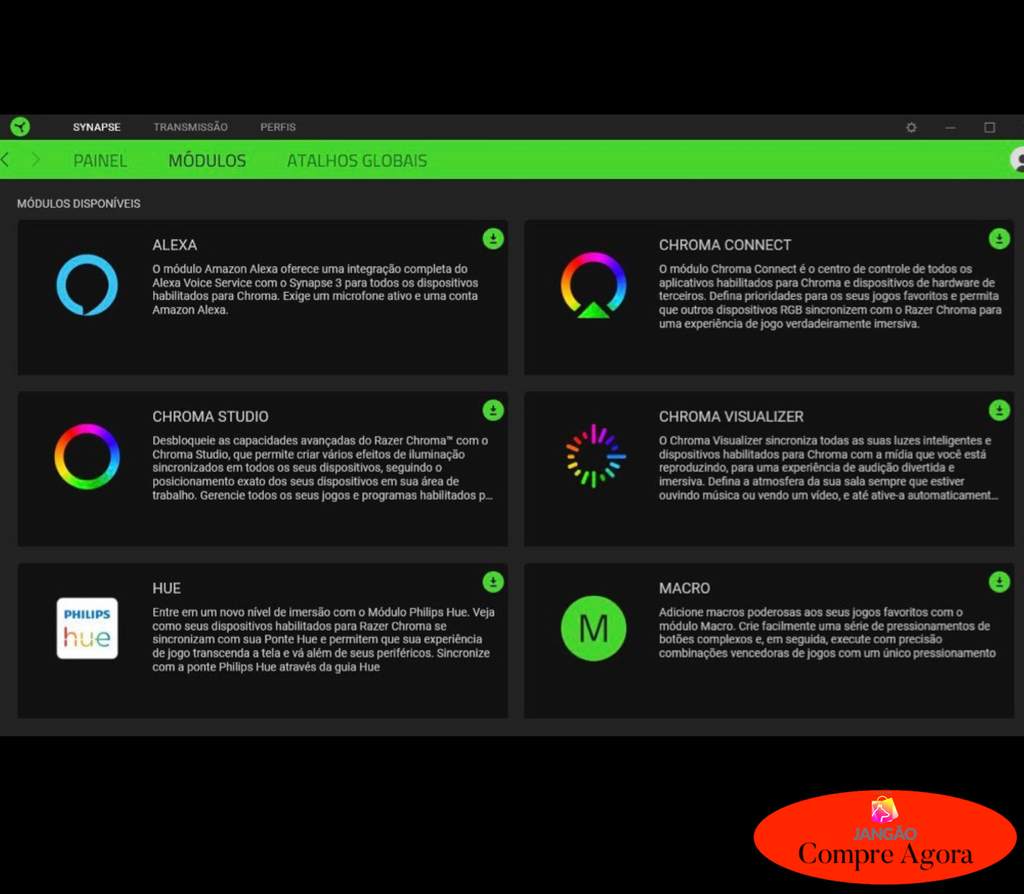 Razer Key Light Chroma l Customizable RGB Light Spectrum l Iluminação de Estúdio Profissional para Streaming l Gravação de Vídeo l Vídeo-Conferência l Controlável pelo PC , Telefone e Tablet l Luz Frontal Interativa l Fluxo Luminoso de 2.800 lumens l Controle WiFi pelo PC ou Telefone l Wi-Fi & Bluetooth l Todos os Tons de Branco e + 16.8 milhões de Cores l Dispositivo IoT l Expansível até 11 luzes l Compatível com Alexa, Apple Homekit & Google Assistant l Monte sua cena para uma transmissão que brilha na internet