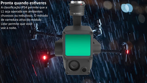 DJI Zenmuse L1 l Câmera RGB l Módulo Lidar & IMU integrados l Compatível com Matrice 300 l DJI Terra l Drones & UAVs l Pronta Entrega - Loja do Jangão - InterBros