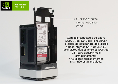 Seeed Studio eServer J5014 | Servidor Edge AI Device com Nvidia Jetson AGX Orin 64GB | 275 TOPS | 256GB NVME SSD | 10 Gigabit Ethernet port | 5G | Conectividade Híbrida LoRa, BLE, WiFi | Support Triton Inference Server and Jetpack | Pronto para Complexas Operações Edge AI na internet