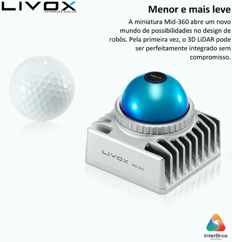 LIVOX TECH MID-360 LiDAR - loja online