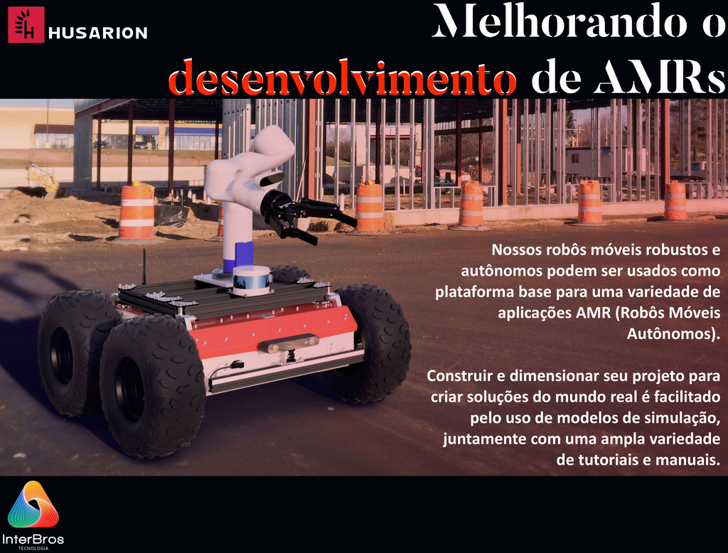 Husarion ROSbot 2 PRO Autonomous, Open Source Robot Platform - Loja do Jangão - InterBros