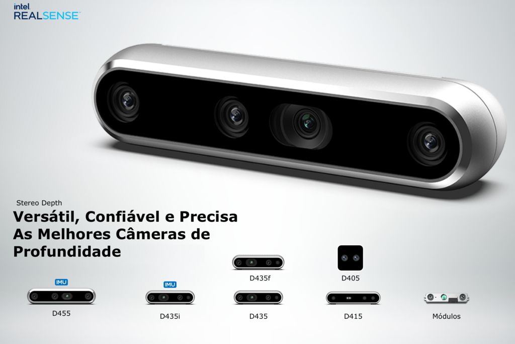 Imagem do Intel RealSense Depth Module D430 + Vision Processor D4 Board Bundle Kit com 10 Unidades